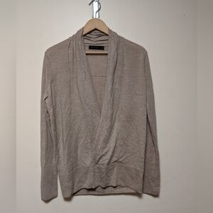 The Limited Tan Cardigan Sweater Relaxed Fit M